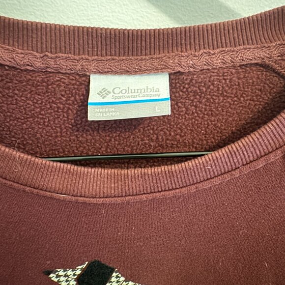 🐶 Columbia Fleece-Lined Sweatshirt | Dog Print | L (also fits S–M) - Picture 4 of 5